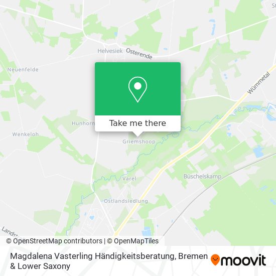 Magdalena Vasterling Händigkeitsberatung map
