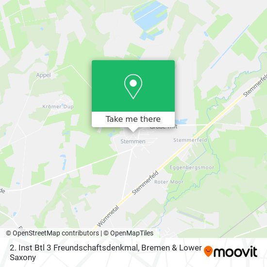 2. Inst Btl 3 Freundschaftsdenkmal map