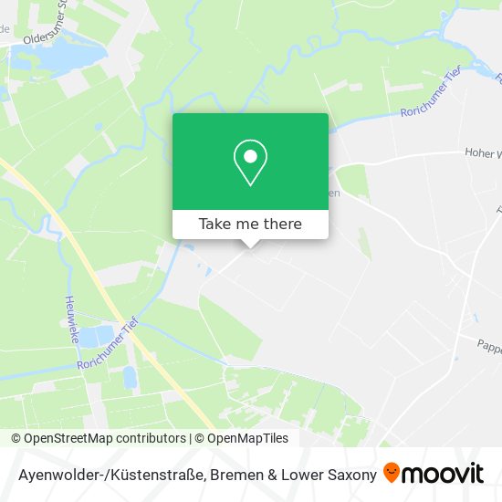 Ayenwolder-/Küstenstraße map