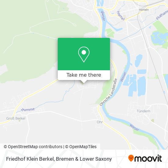 Friedhof Klein Berkel map