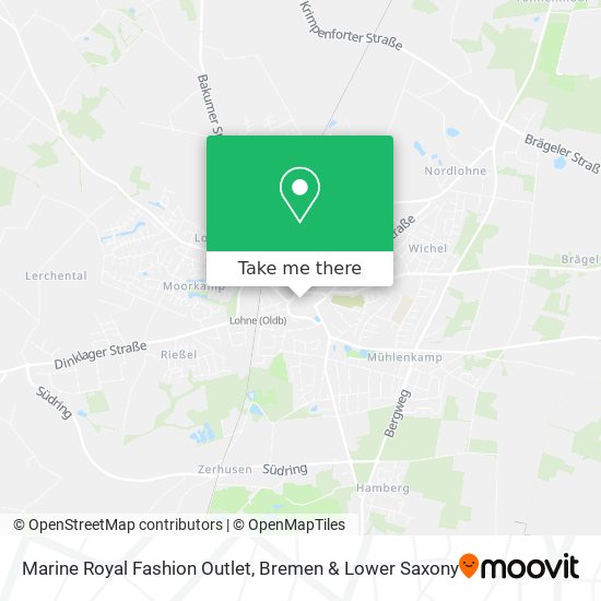 Marine Royal Fashion Outlet map