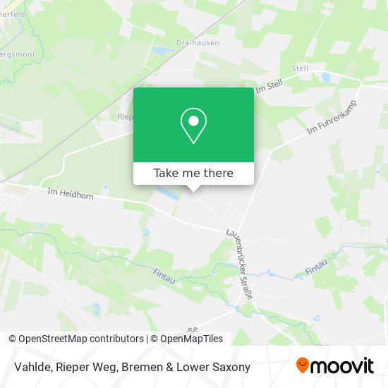 Vahlde, Rieper Weg map