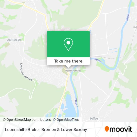 Lebenshilfe Brakel map