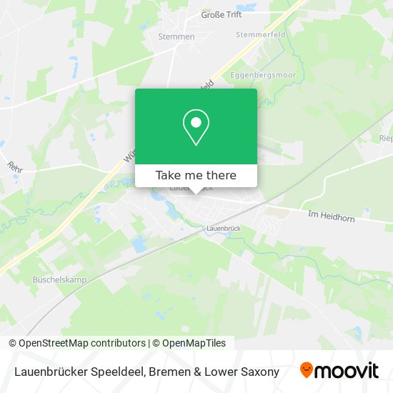 Lauenbrücker Speeldeel map