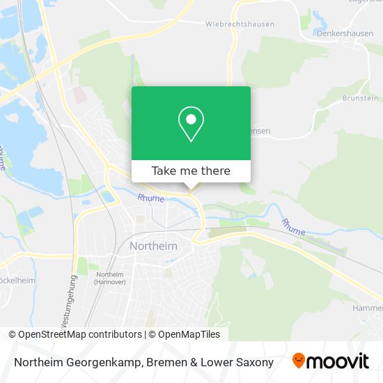 Northeim Georgenkamp map