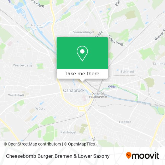 Cheesebomb Burger map