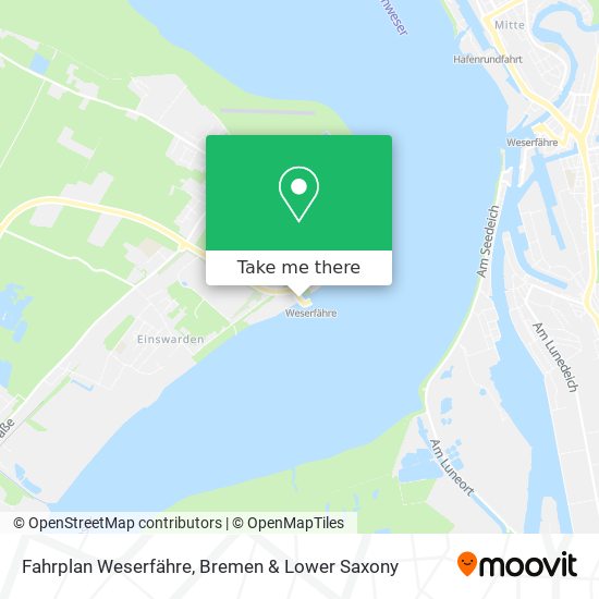 Fahrplan Weserfähre map