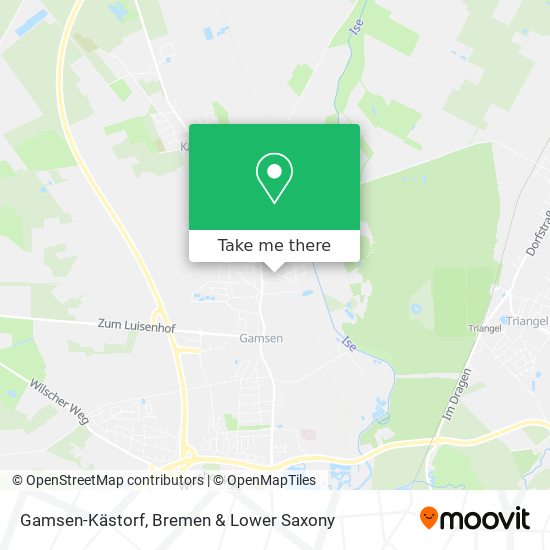 Gamsen-Kästorf map