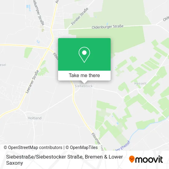 Карта Siebestraße / Siebestocker Straße
