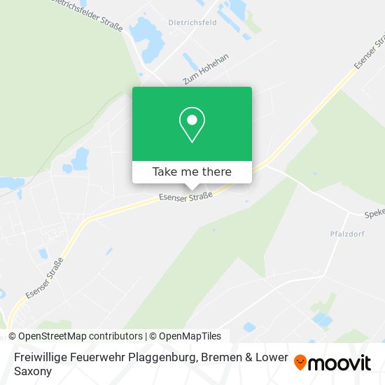 Freiwillige Feuerwehr Plaggenburg map