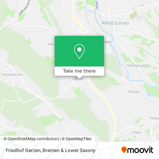 Friedhof Gerzen map