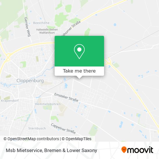 Msb Mietservice map