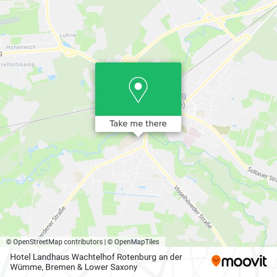 Hotel Landhaus Wachtelhof Rotenburg an der Wümme map