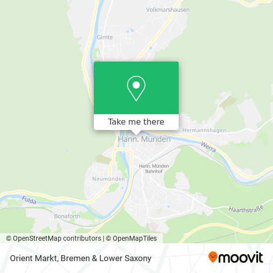 Orient Markt map
