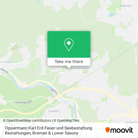 Oppermann Karl Erd-Feuer-und Seebestattung Bestattungen map