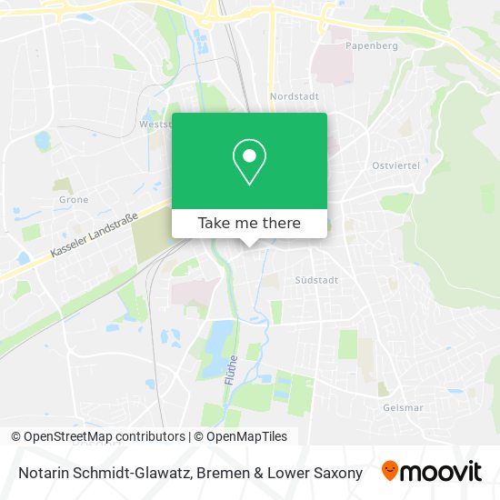 Notarin Schmidt-Glawatz map