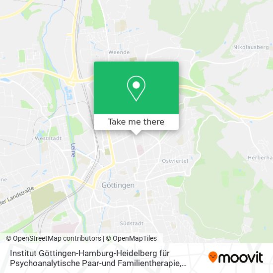 Institut Göttingen-Hamburg-Heidelberg für Psychoanalytische Paar-und Familientherapie map