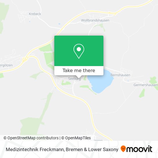 Medizintechnik Freckmann map