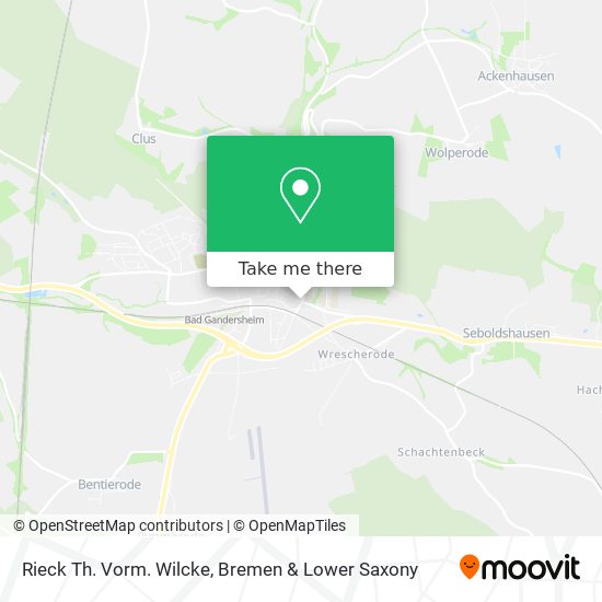 Rieck Th. Vorm. Wilcke map