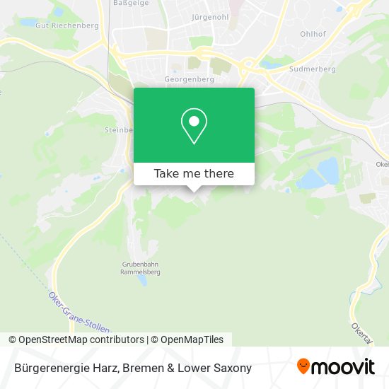 Bürgerenergie Harz map