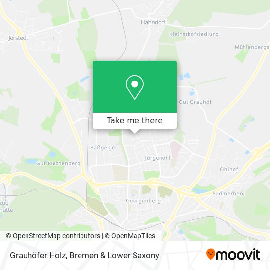 Grauhöfer Holz map