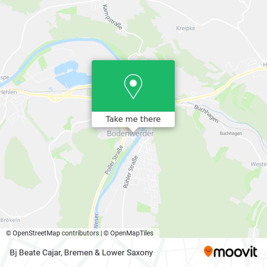 Bj Beate Cajar map