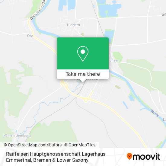 Raiffeisen Hauptgenossenschaft Lagerhaus Emmerthal map