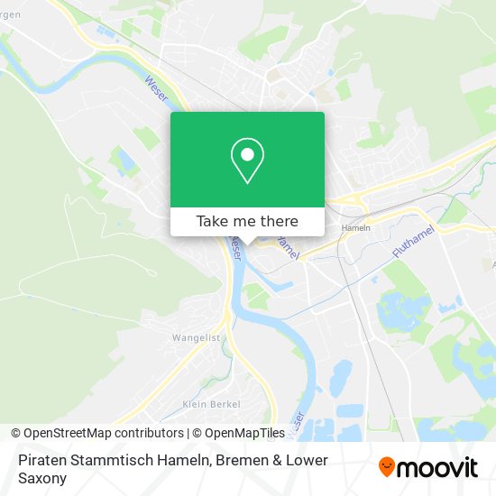 Piraten Stammtisch Hameln map