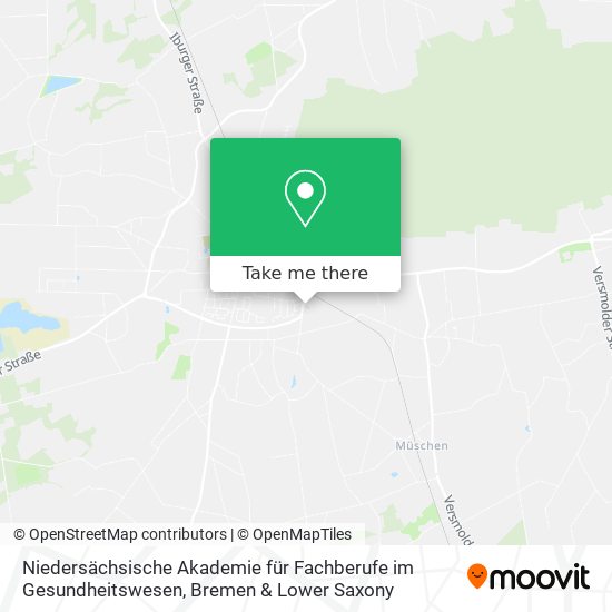 Niedersächsische Akademie für Fachberufe im Gesundheitswesen map