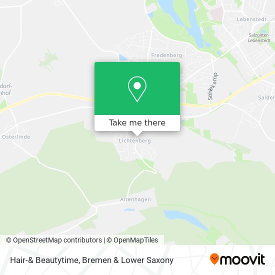 Hair-& Beautytime map
