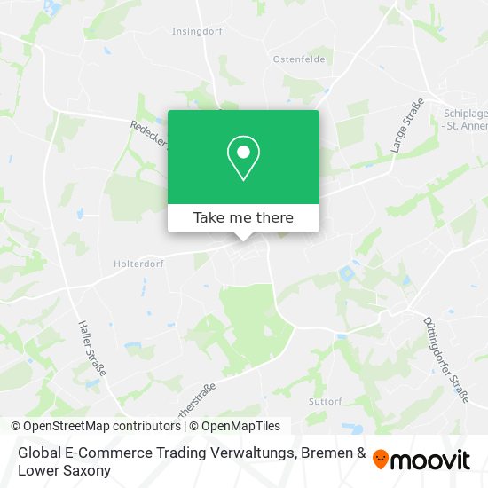 Global E-Commerce Trading Verwaltungs map