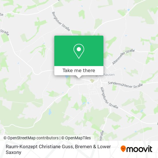 Raum-Konzept Christiane Guss map