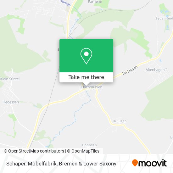 Schaper, Möbelfabrik map