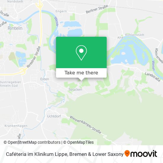 Caféteria im Klinikum Lippe map