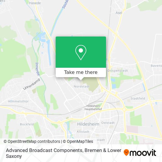Advanced Broadcast Components map