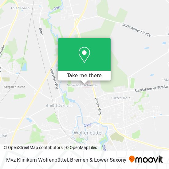 Mvz Klinikum Wolfenbüttel map