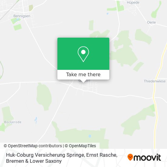 Huk-Coburg Versicherung Springe, Ernst Rasche map