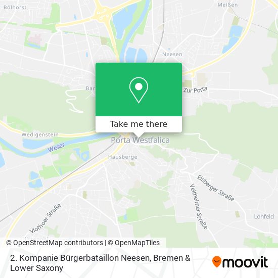 2. Kompanie Bürgerbataillon Neesen map