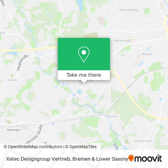 Xetec Designgroup Vertrieb map