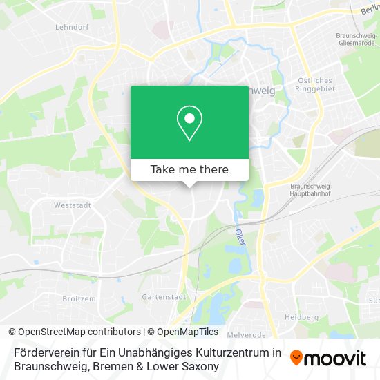 Förderverein für Ein Unabhängiges Kulturzentrum in Braunschweig map