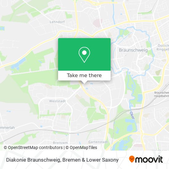 Diakonie Braunschweig map