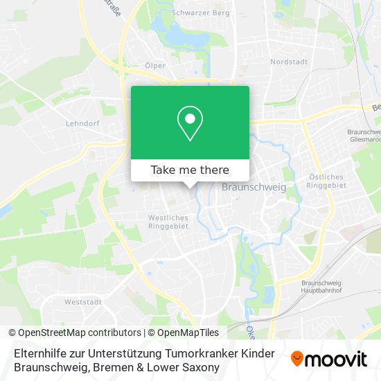 Elternhilfe zur Unterstützung Tumorkranker Kinder Braunschweig map