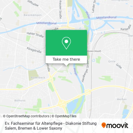 Ev. Fachseminar für Altenpflege - Diakonie Stiftung Salem map