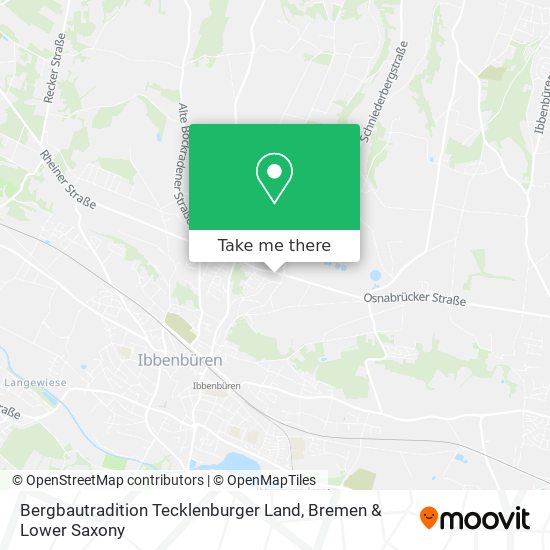 Bergbautradition Tecklenburger Land map