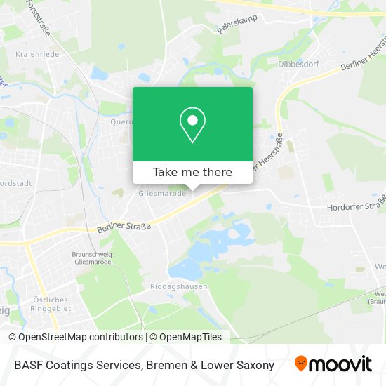 BASF Coatings Services map