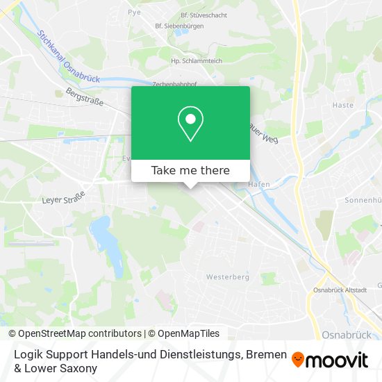 Logik Support Handels-und Dienstleistungs map