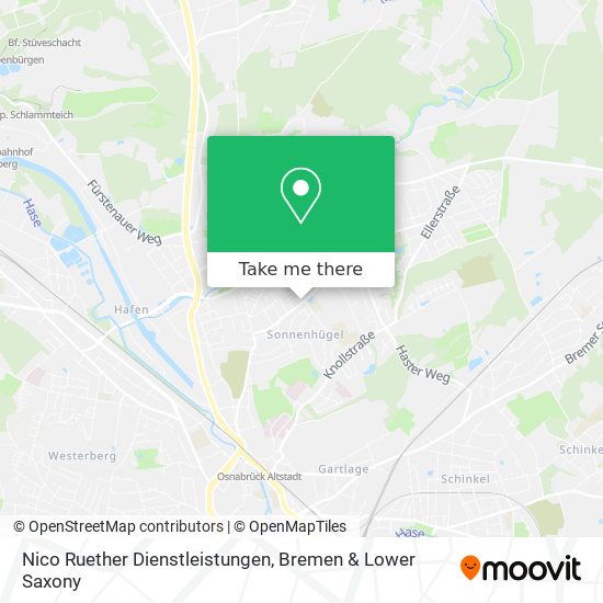 Nico Ruether Dienstleistungen map