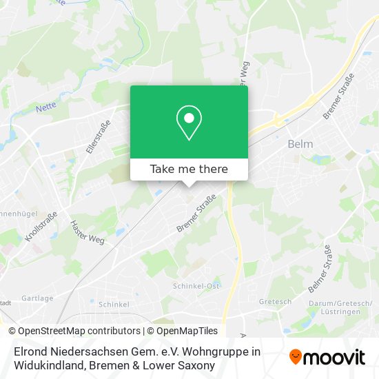 Elrond Niedersachsen Gem. e.V. Wohngruppe in Widukindland map