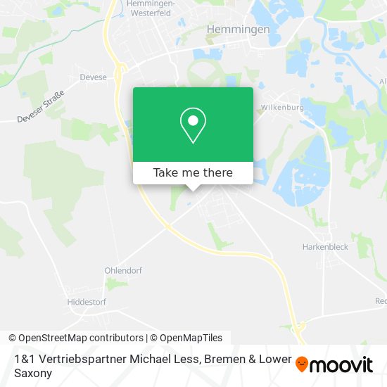 1&1 Vertriebspartner Michael Less map