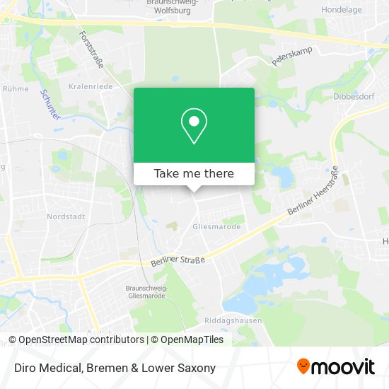 Diro Medical map
